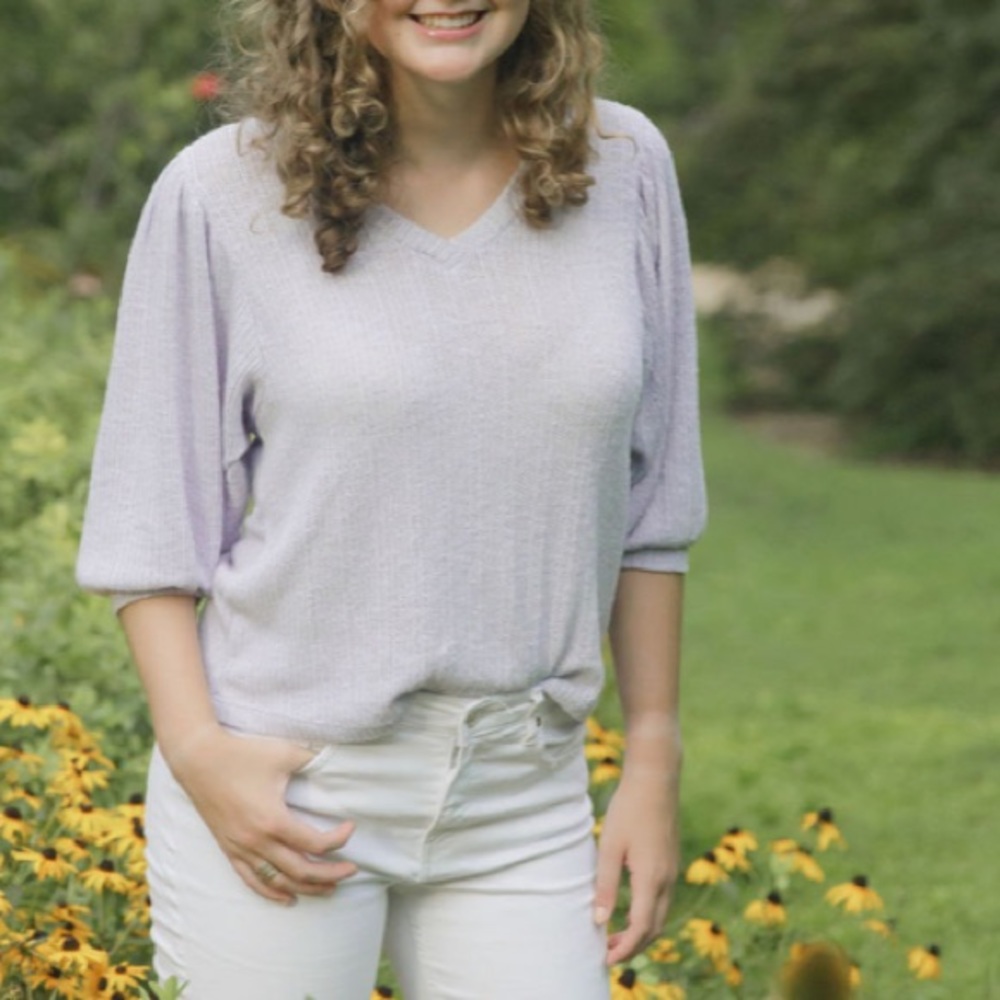 Lavender Sweater top